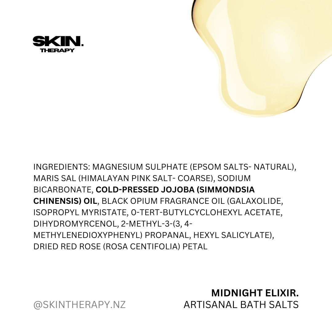 ‘MIDNIGHT ELIXIR’ Artisanal Bath Salts 100g