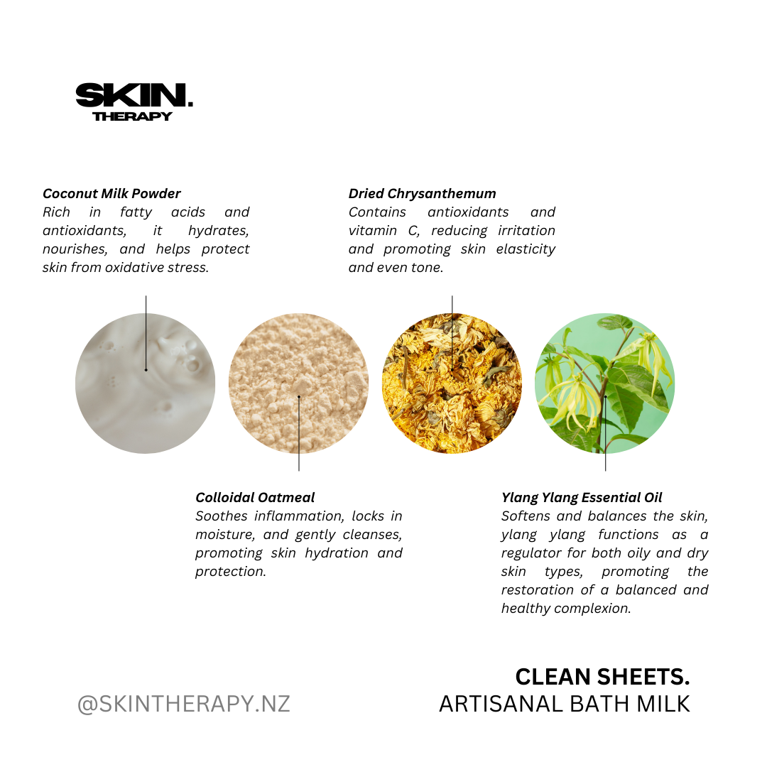 ‘CLEAN SHEETS’ Artisanal Bath Milk 100g