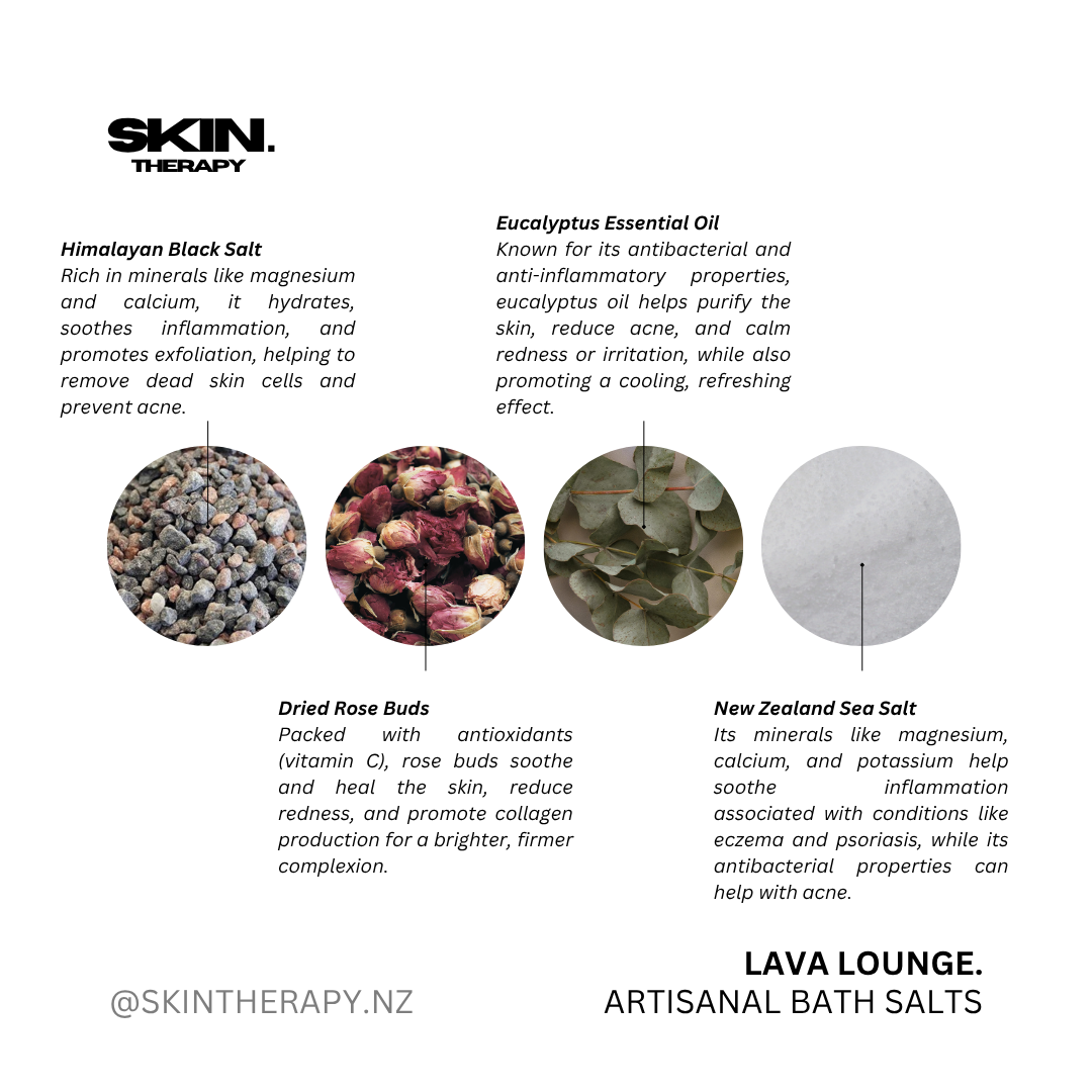 ‘LAVA LOUNGE’ Artisanal Bath Salts 250g