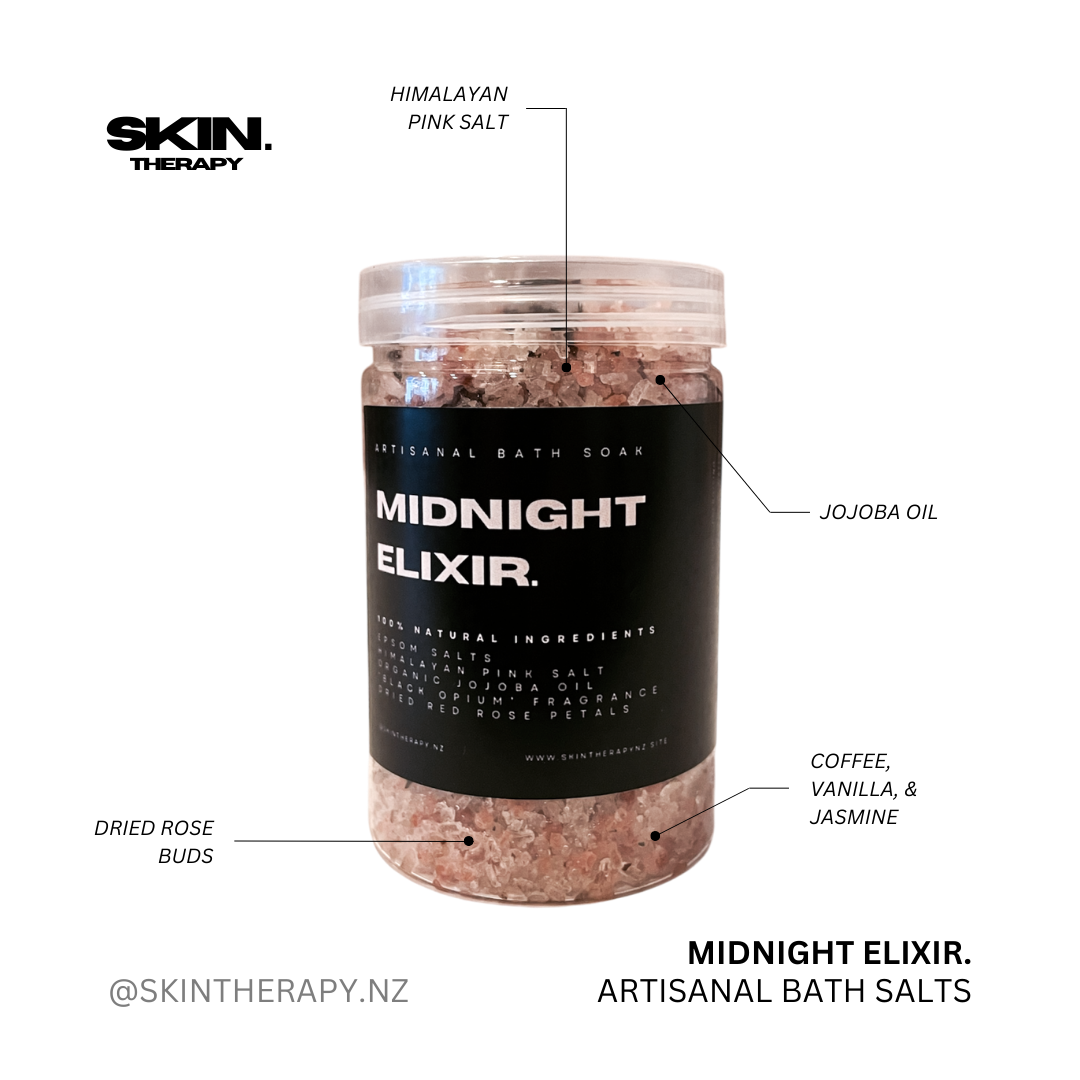 ‘MIDNIGHT ELIXIR’ Artisanal Bath Salts 250g