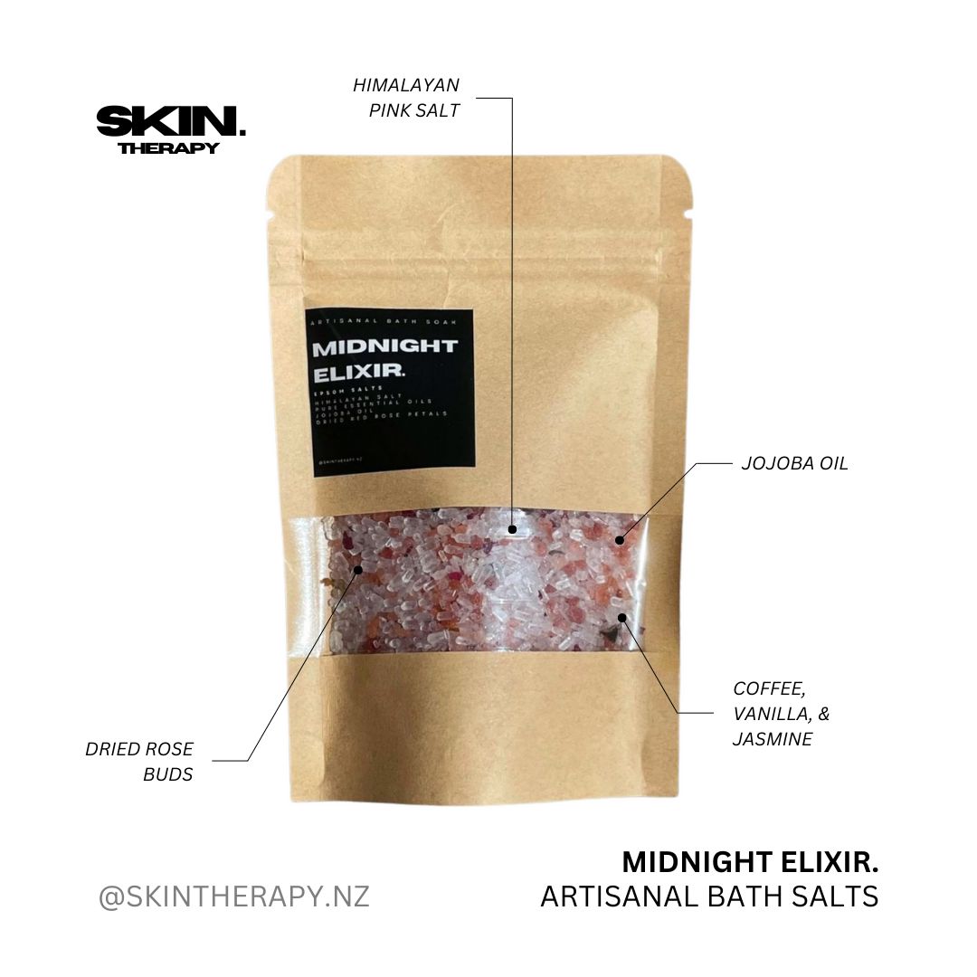 ‘MIDNIGHT ELIXIR’ Artisanal Bath Salts 100g