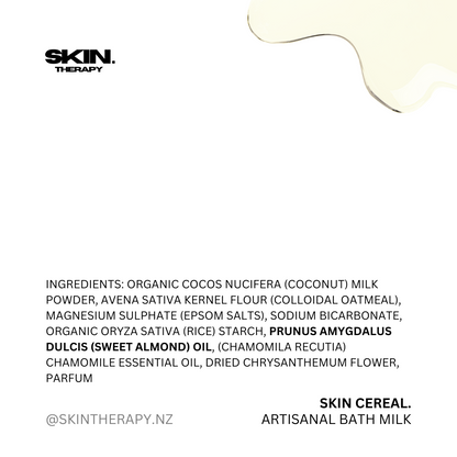 ‘SKIN CEREAL’ Artisanal Bath Milk 100g