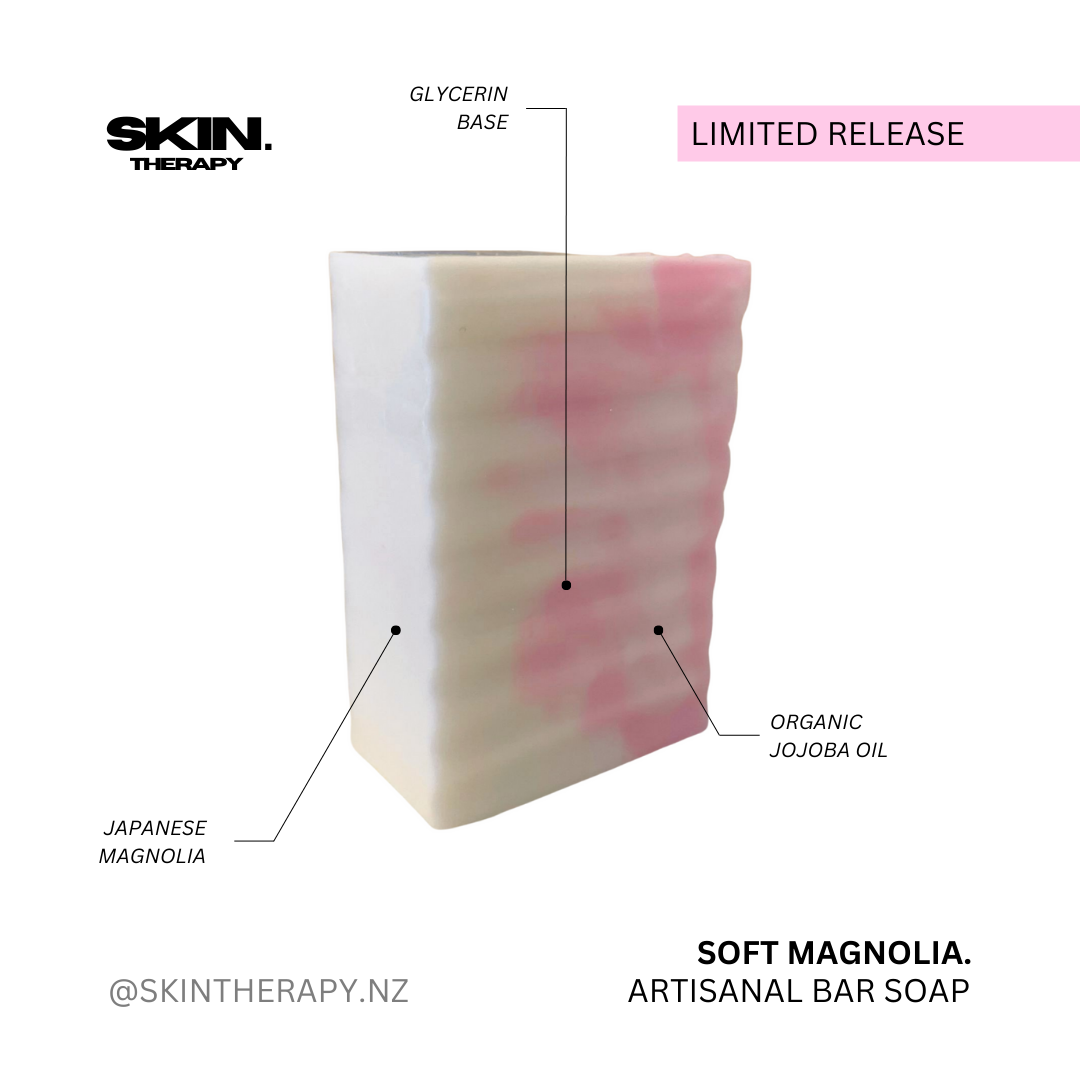 ‘SOFT MAGNOLIA’ Artisanal Soap Bar 100g