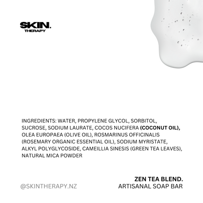 ‘ZEN TEA BLEND’ Artisanal Soap Bar 50g